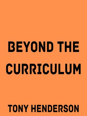 cover image of Beyond the Curriculum